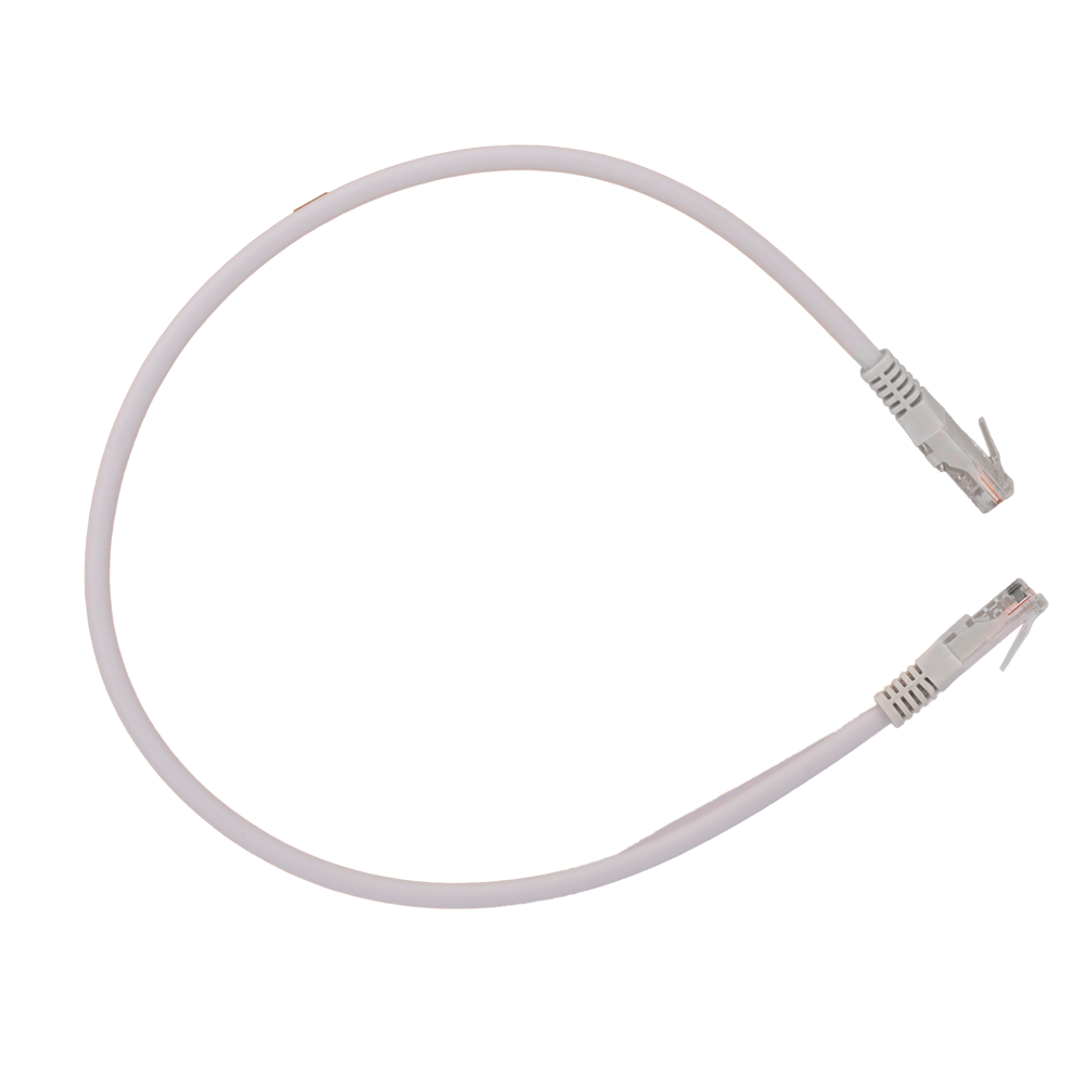SAFIRE UTP6-H-05W - Cable UTP - Ethernet - Conectores RJ45 - Categoría 6 - 0,5 m - Color blanco - imagen 1