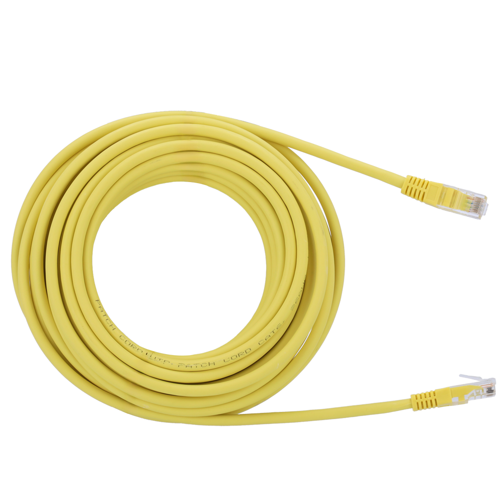 SAFIRE UTP6-H-10Y - Cable UTP - Ethernet - Conectores RJ45 - Categoría 6 - 10 m - Color amarillo - imagen 1
