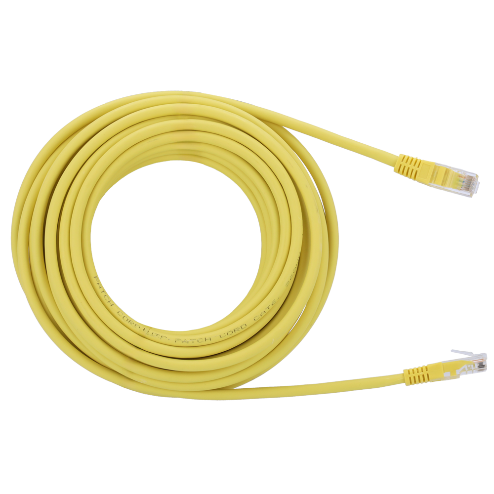 SAFIRE UTP6-H-15Y - Cable UTP - Ethernet - Conectores RJ45 - Categoría 6 - 15 m - Color amarillo - imagen 1
