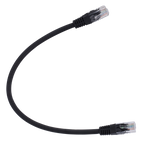 SAFIRE UTP6-H-1BK - Cable UTP - Ethernet - Conectores RJ45 - Categoría 6 - 1 m - Color negro - imagen 1