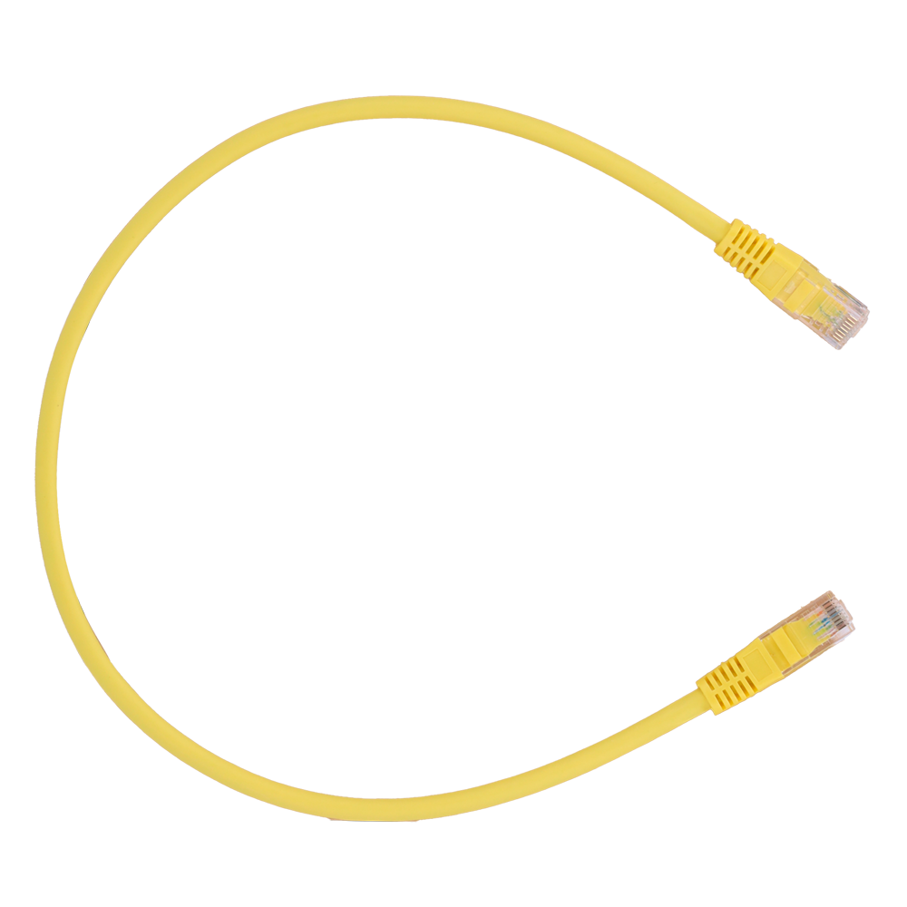 SAFIRE UTP6-H-1Y - Cable UTP - Ethernet - Conectores RJ45 - Categoría 6 - 1 m - Color amarillo - imagen 1