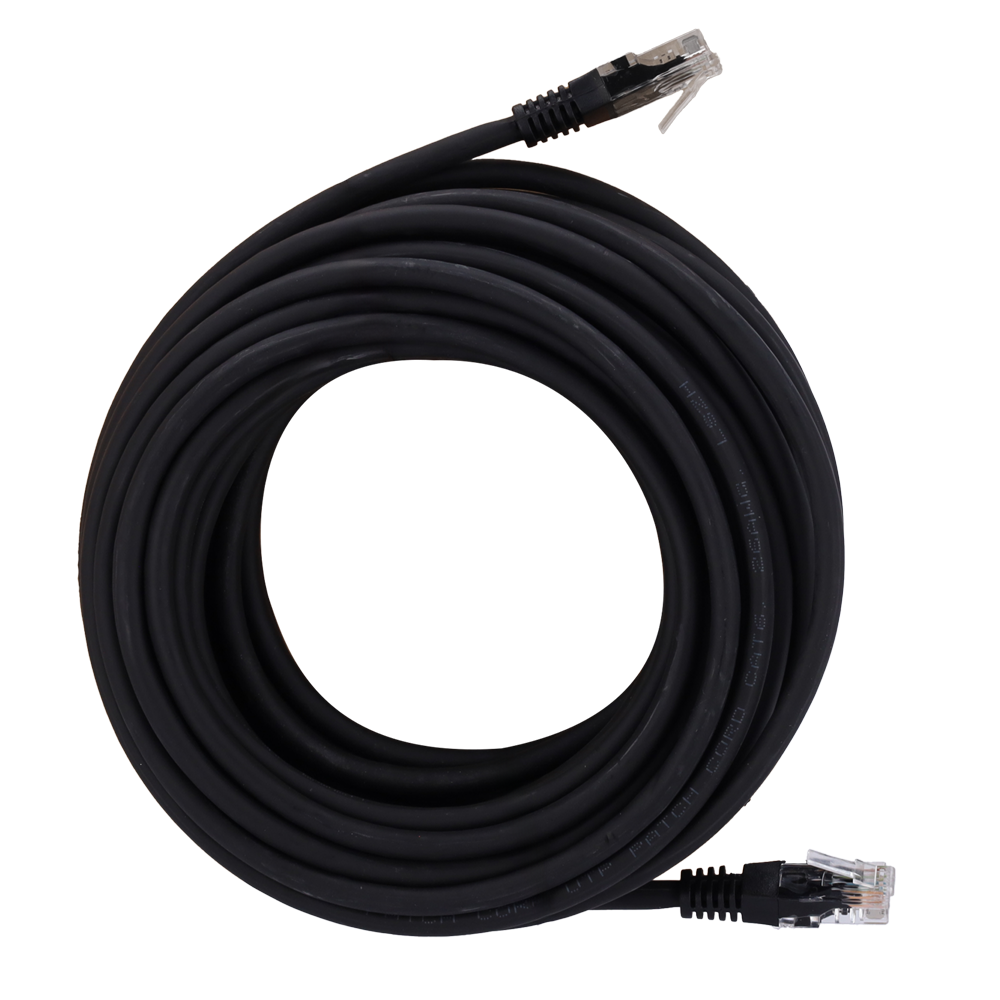 SAFIRE UTP6-H-20BK - Cable UTP - Ethernet - Conectores RJ45 - Categoría 6 - 20 m - Color negro - imagen 1