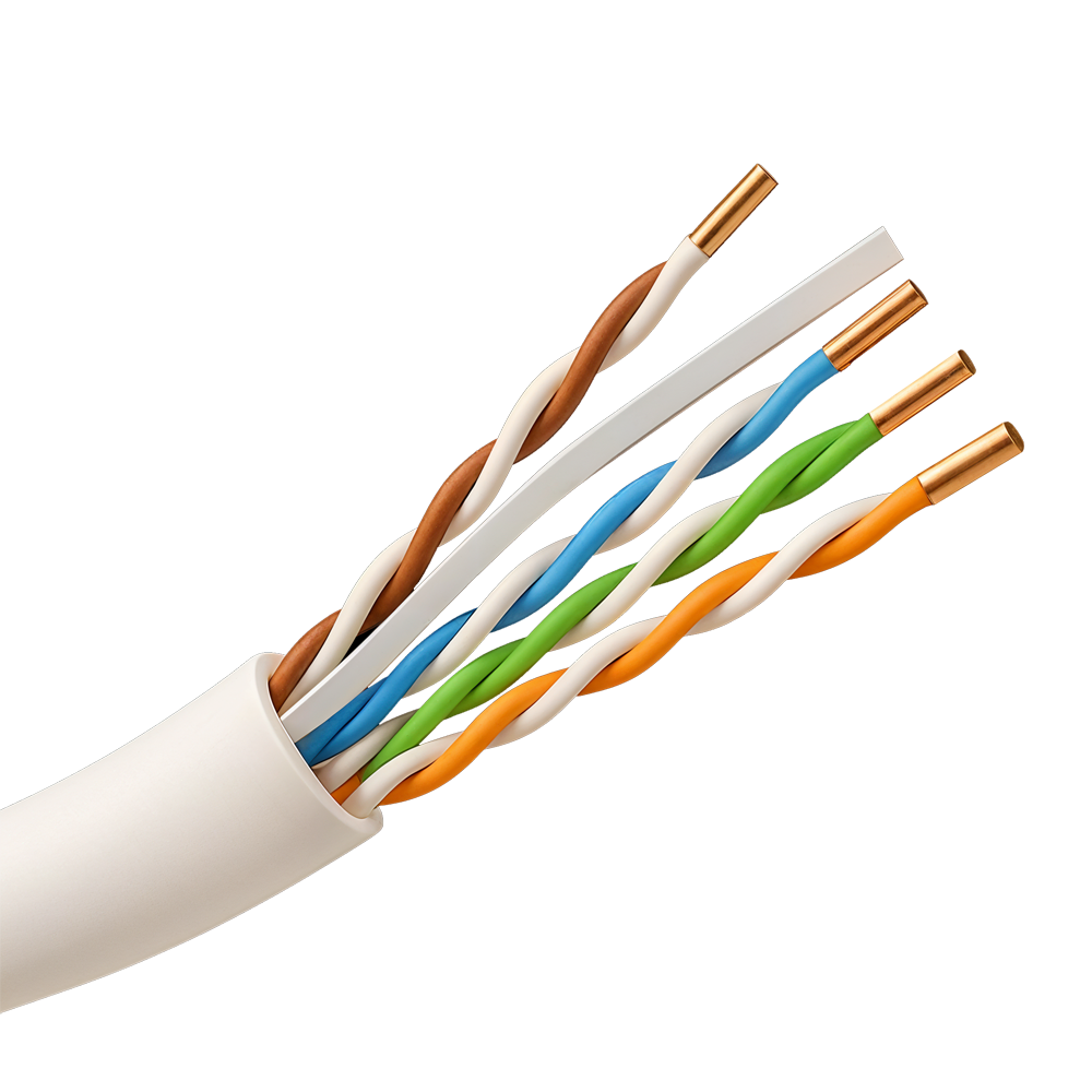 SAFIRE UTP6A-305-LSZH-B2ca-23AWG - Cable de datos U/UTP Categoría 6A de 4 pares - Conductor de cobre sólido puro 23AWG 0.57mm - Clasificación de reacción al fuego LSZH B2ca - Ancho de banda extendido comprobado a 500 MHz - Separador cruciforme interno de - imagen 1