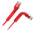 SAFIRE UTP6A-FLEX-02R - Cable UTP flexible - Ethernet - Conectores RJ45 - Categoría 6A - 0,2 m - Color red - imagen 1
