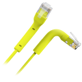 SAFIRE UTP6A-FLEX-02Y - Cable UTP flexible - Ethernet - Conectores RJ45 - Categoría 6A - 0,2 m - Color amarillo - imagen 1