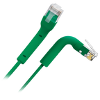 SAFIRE UTP6A-FLEX-03G - Cable UTP flexible - Ethernet - Conectores RJ45 - Categoría 6A - 0,3 m - Color verde - imagen 1