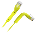 SAFIRE UTP6A-FLEX-05Y - Cable UTP flexible - Ethernet - Conectores RJ45 - Categoría 6A - 0,5 m - Color amarillo - imagen 1