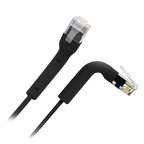 SAFIRE UTP6A-FLEX-1BK - Cable UTP flexible - Ethernet - Conectores RJ45 - Categoría 6A - 1 m - Color negro - imagen 1