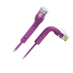 SAFIRE UTP6A-FLEX-1P - Cable UTP flexible - Ethernet - Conectores RJ45 - Categoría 6A - 1 m - Color morado - imagen 1