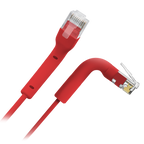 SAFIRE UTP6A-FLEX-1R - Cable UTP flexible - Ethernet - Conectores RJ45 - Categoría 6A - 1 m - Color red - imagen 1
