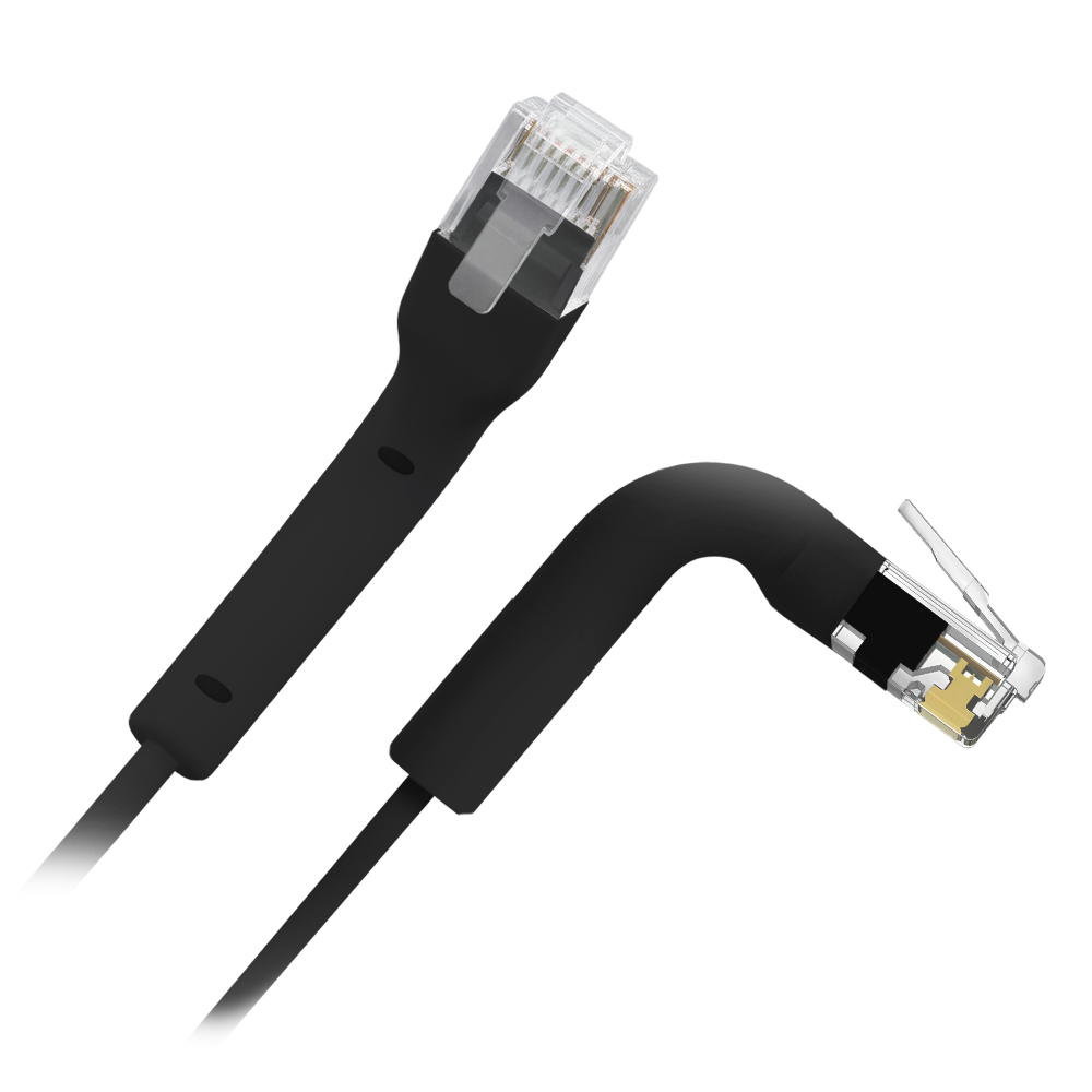 SAFIRE UTP6A-FLEX-3BK - Cable UTP flexible - Ethernet - Conectores RJ45 - Categoría 6A - 3 m - Color negro - imagen 1