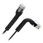 SAFIRE UTP6A-FLEX-3BK - Cable UTP flexible - Ethernet - Conectores RJ45 - Categoría 6A - 3 m - Color negro - imagen 1