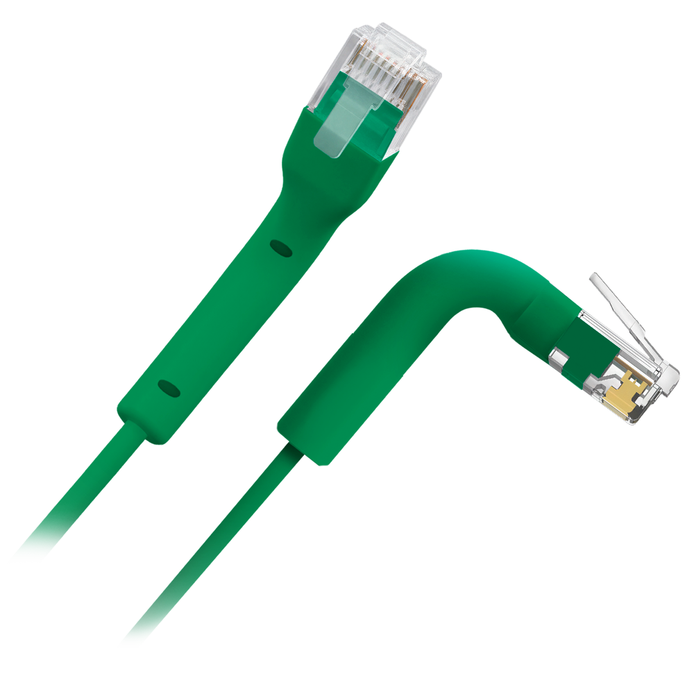 SAFIRE UTP6A-FLEX-3G - Cable UTP flexible - Ethernet - Conectores RJ45 - Categoría 6A - 3 m - Color verde - imagen 1