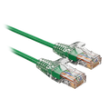 SAFIRE UTP6A-SLIM-010G - Cable UTP Slim de parcheo - Ethernet - Conectores RJ45 - Categoría 6A - 0,1 m - Color verde