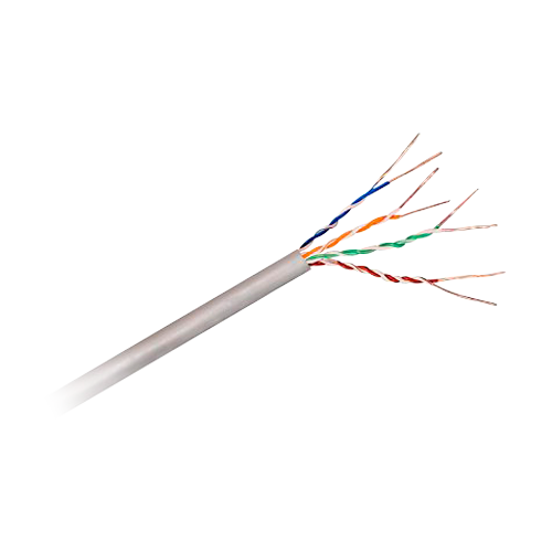 MARCA BLANCA UTP6E-300-H-CCA - Cable UTP Safire libre de halógenos - Categoría 6 - Cumple con 90m Fluke test - Rollo de 305 metros - Diámetro 6.0 mm - Libre de halógenos - imagen 1