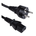 MARCA BLANCA UV-CAB-AC - Cable de alimentación - Conector CEE7 macho - C13 hembra - 180cm de largo - Compatible con UV-DC55XX y UV-ADU - Color negro - imagen 1