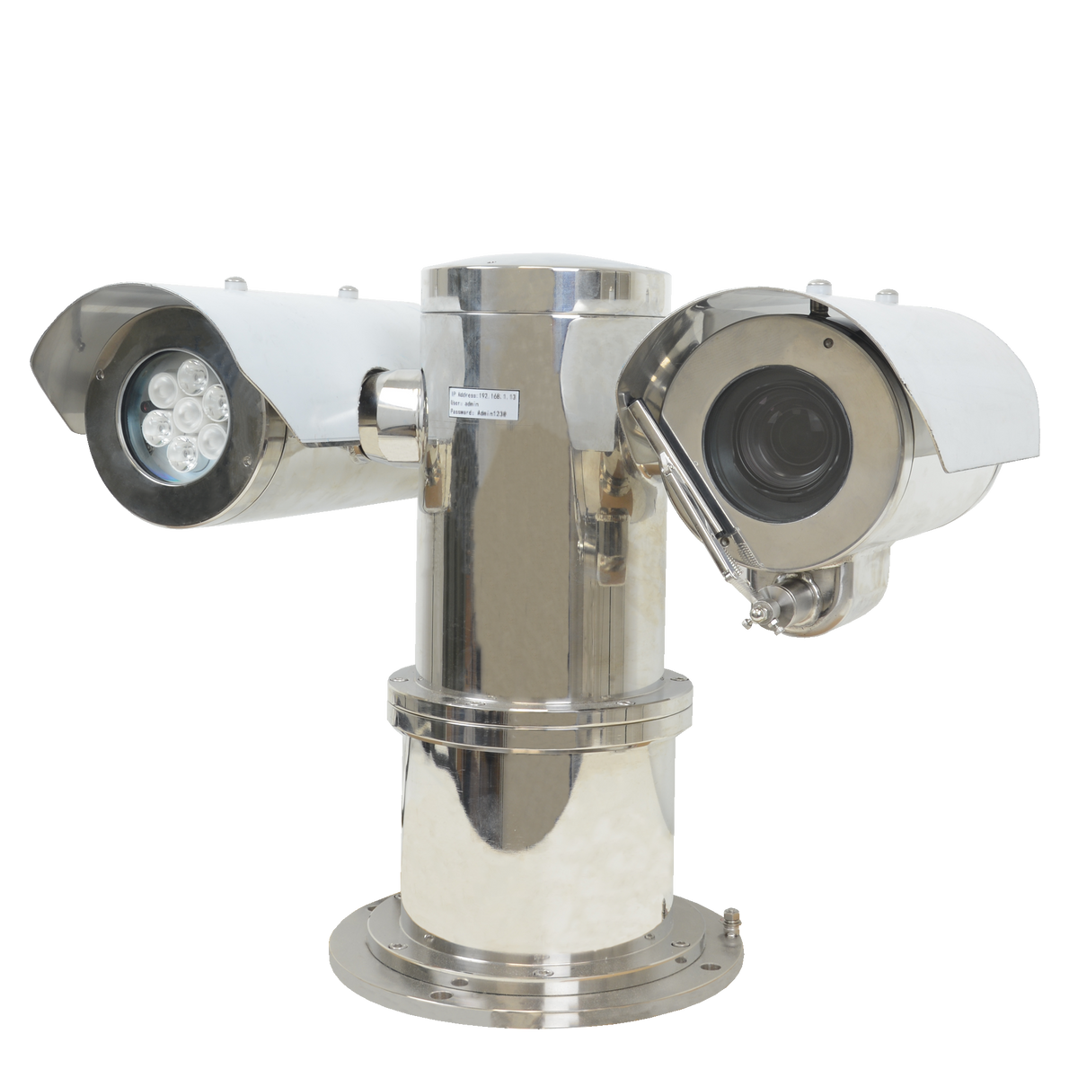 UNIVIEW UV-CZ610A-IPC425X-ATEX - Cámara IP Explosion Proof 4 Mpx - 1/2.7" Progressive Scan CMOS - Lente motorizada 6.5~143mm | 22X - IR LEDs Alcance 200 m - Carcasa acero inoxidable 304 anticorrosión - Impermeabilidad IP68 - imagen 1