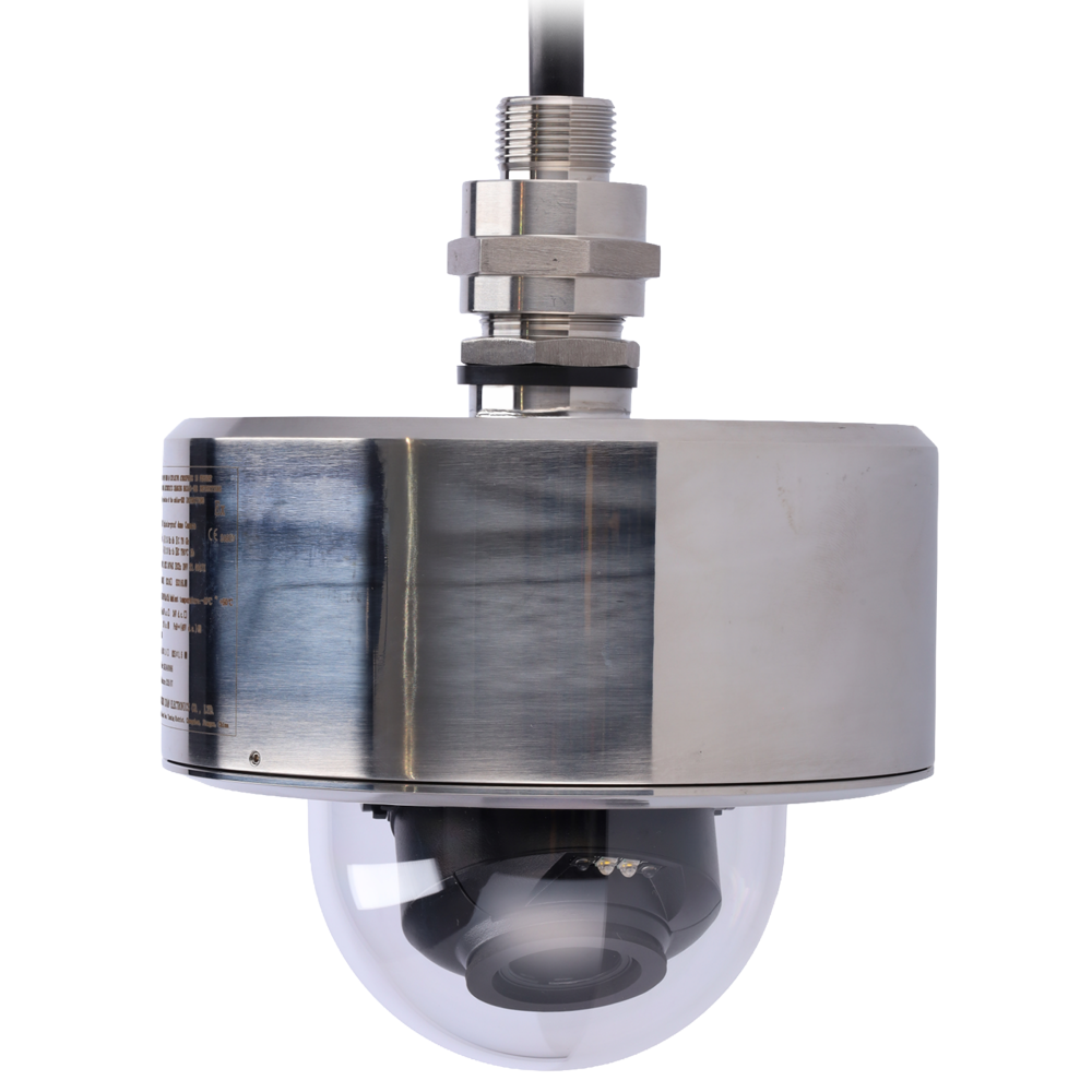 UNIVIEW UV-CZ6404-IPC3238SB-CNEX - Cámara IP Explosion Proof 8 Mpx - 1/2.7" Progressive Scan CMOS - Lente motorizada 6.5~143mm | 22X - IR LEDs Alcance 200 m - Carcasa acero inoxidable 304 anticorrosión - Impermeabilidad IP68