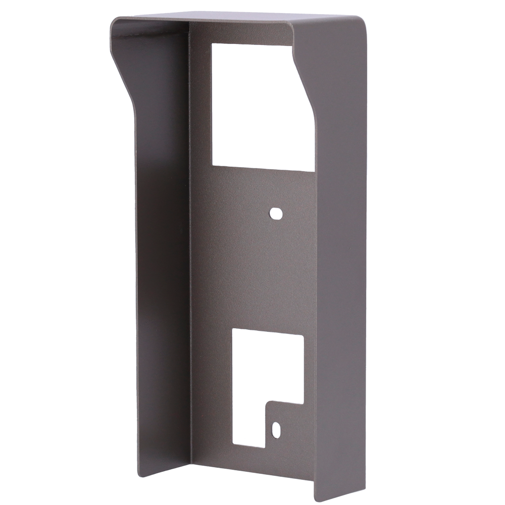 UNIVIEW UV-EP-CS201 - Cubierta para videoportero - Específica para Uniview UV-OEU-201x-HMK-W - Medidas: 179 (Al) x 84 (An) x 50 (Fo) mm - Fabricada en aleación de aluminio - Visera para lluvia - Montaje en superficie - imagen 1