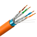 UNIVIEW UV-FTP6A-300-BC23AWG-DCA-R-O - Uniview cable FTP categoría 6A - Conductor OFC,100% cobre - Diámetro 23 AWG-0,57mm - Certificado CPR Dca - Cubierta exterior LSZH / Color naranja - Se suministra en bobinas de Madera de 305 metros - imagen 1