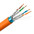 UNIVIEW UV-F/FTP6A-300-BC23AWG-DCA-R-O - Uniview cable FTP categoría 6A - Conductor OFC,100% cobre - Diámetro 23 AWG-0,57mm - Certificado CPR Dca - Cubierta exterior LSZH / Color naranja - Se suministra en bobinas de Madera de 305 metros