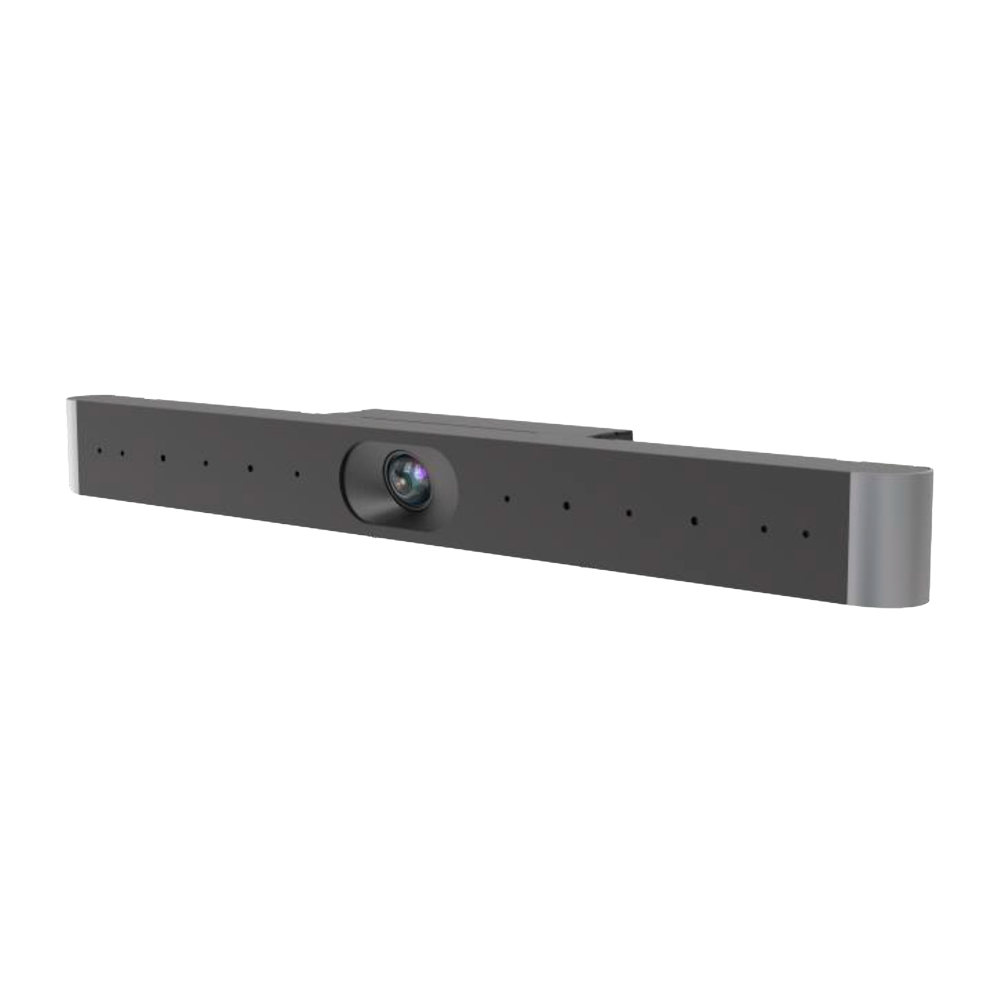 UNIVIEW UV-HB-CA08E - Barra con cámara y micrófonos - Resolución 4K - Ángulo de visión 112º - Array de 8 micrófonos - Radio de captación 8 m - Compatible con V-MW35xx-U-CE