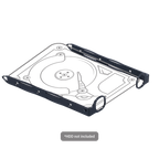 UNIVIEW UV-HDD35BRACKET - Adaptador para Discos Duros de 3.5" - De plástico - imagen 1