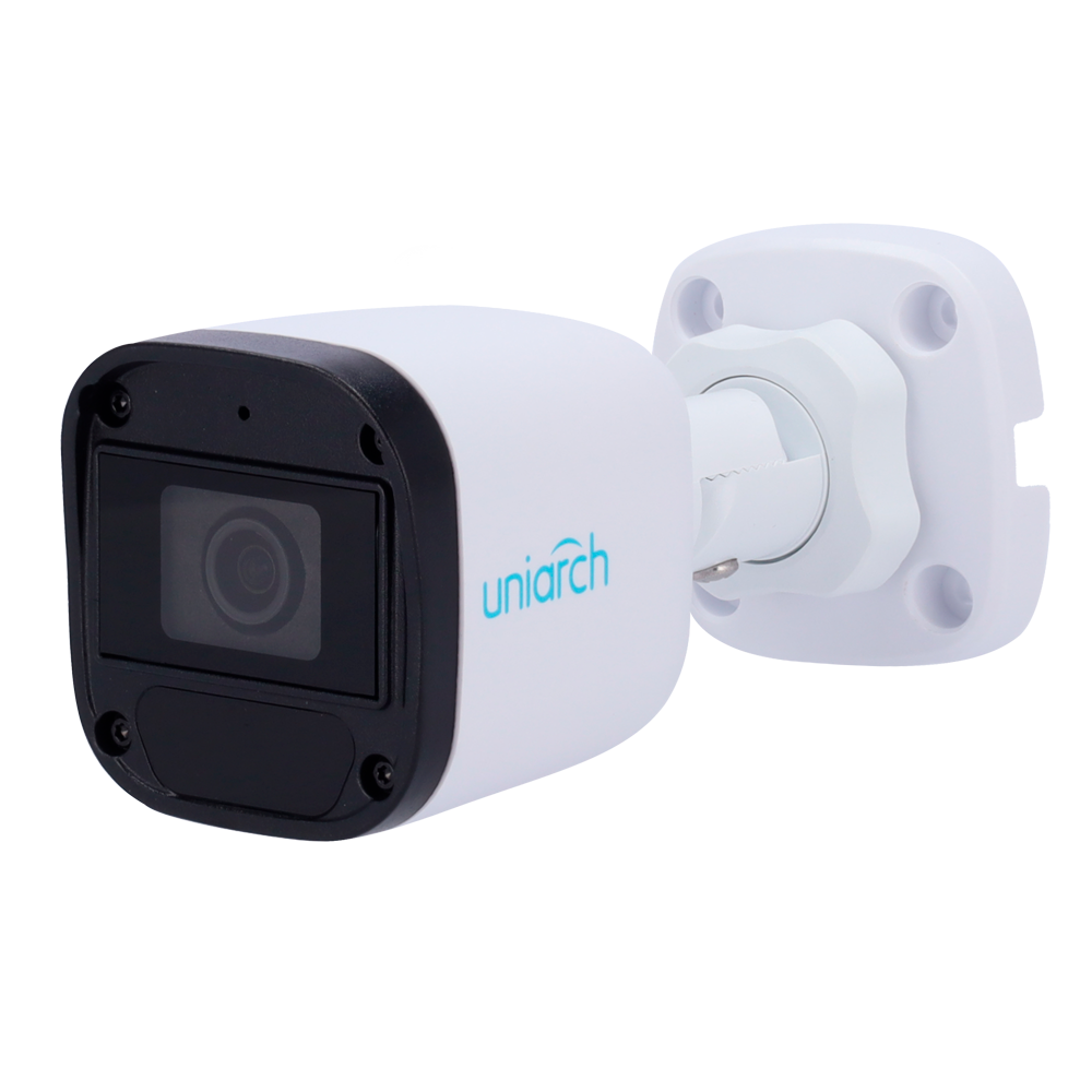 UNIARCH UV-IPC-B122-APF28-ECO - Cámara Bullet IP Uniview-Uniarch - 2 MP | Lente 2.8 mm - IR 30 m | DWRD - - PoE | IP67 - Micrófono integrado - imagen 1