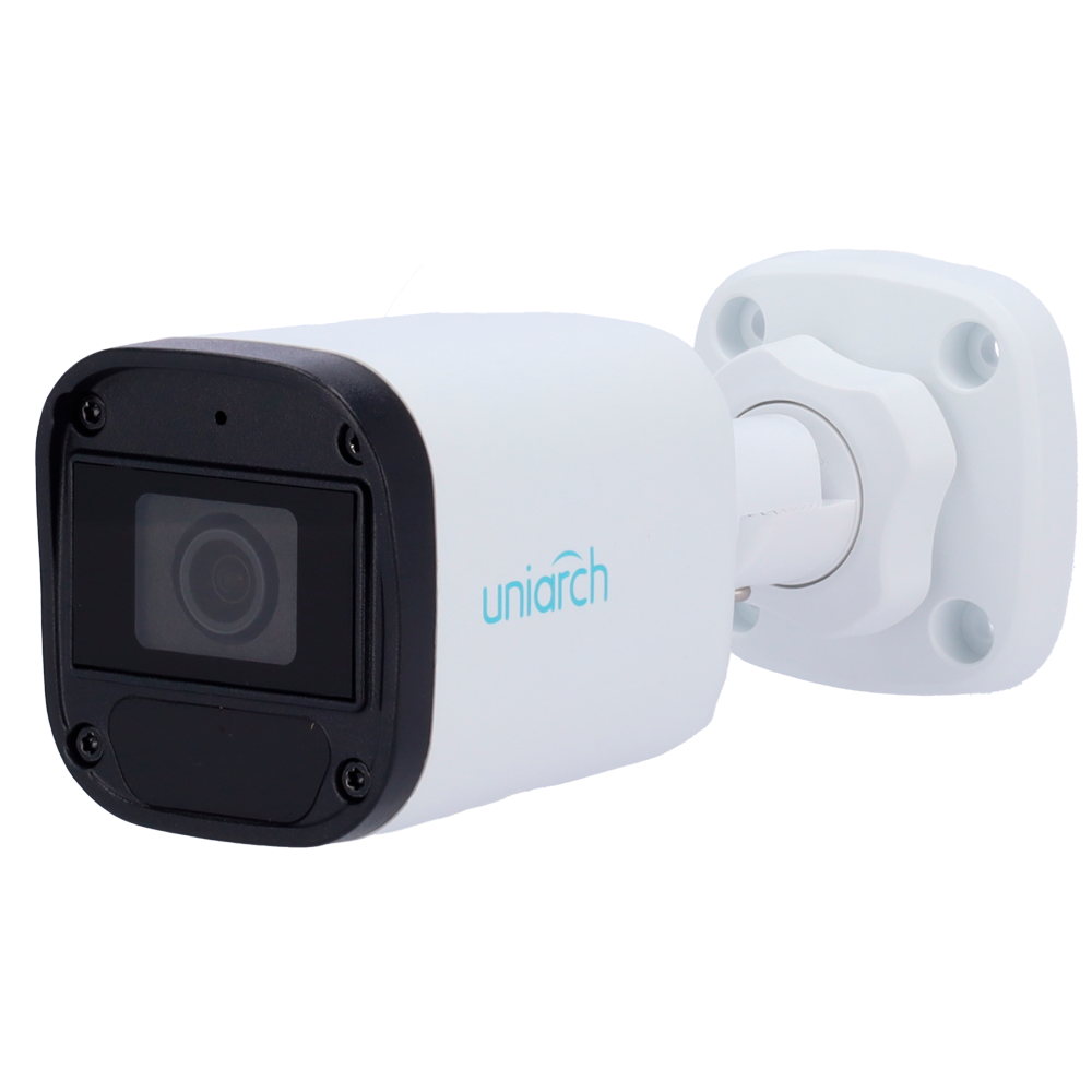 UNIARCH UV-IPC-B124-APF28K - Cámara IP 4 Megapixel - Gama Uniarch - 1/3" Progressive Scan CMOS - Lente 2.8 mm - IR LEDs Alcance 30 m - Interfaz WEB, CMS, Smartphone y NVR - imagen 1