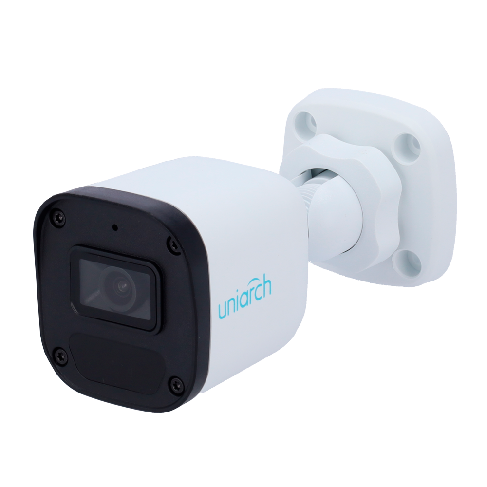 UNIARCH UV-IPC-B132-AF28-ECO - Cámara Bullet IP Uniview-Uniarch - 2 MP | Lente 2.8 mm - IR 30 m | DWRD - Detección de cuerpo humano - PoE | IP67 - Micrófono integrado - imagen 1