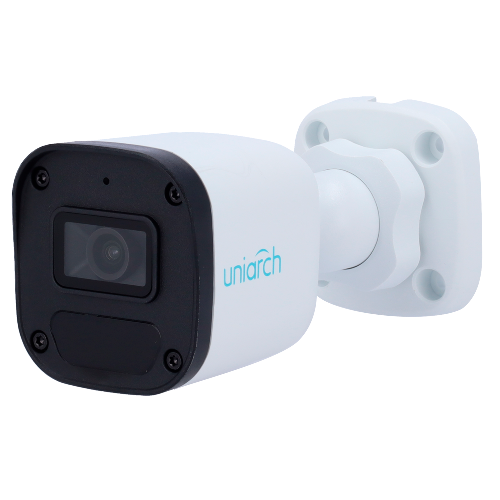UNIARCH UV-IPC-B134-AF28-ECO - Cámara Bullet IP Uniview-Uniarch - 4 MP | Lente 2.8 mm - IR 30 m | DWRD - Detección de cuerpo humano - PoE | IP67 - Micrófono integrado - imagen 1