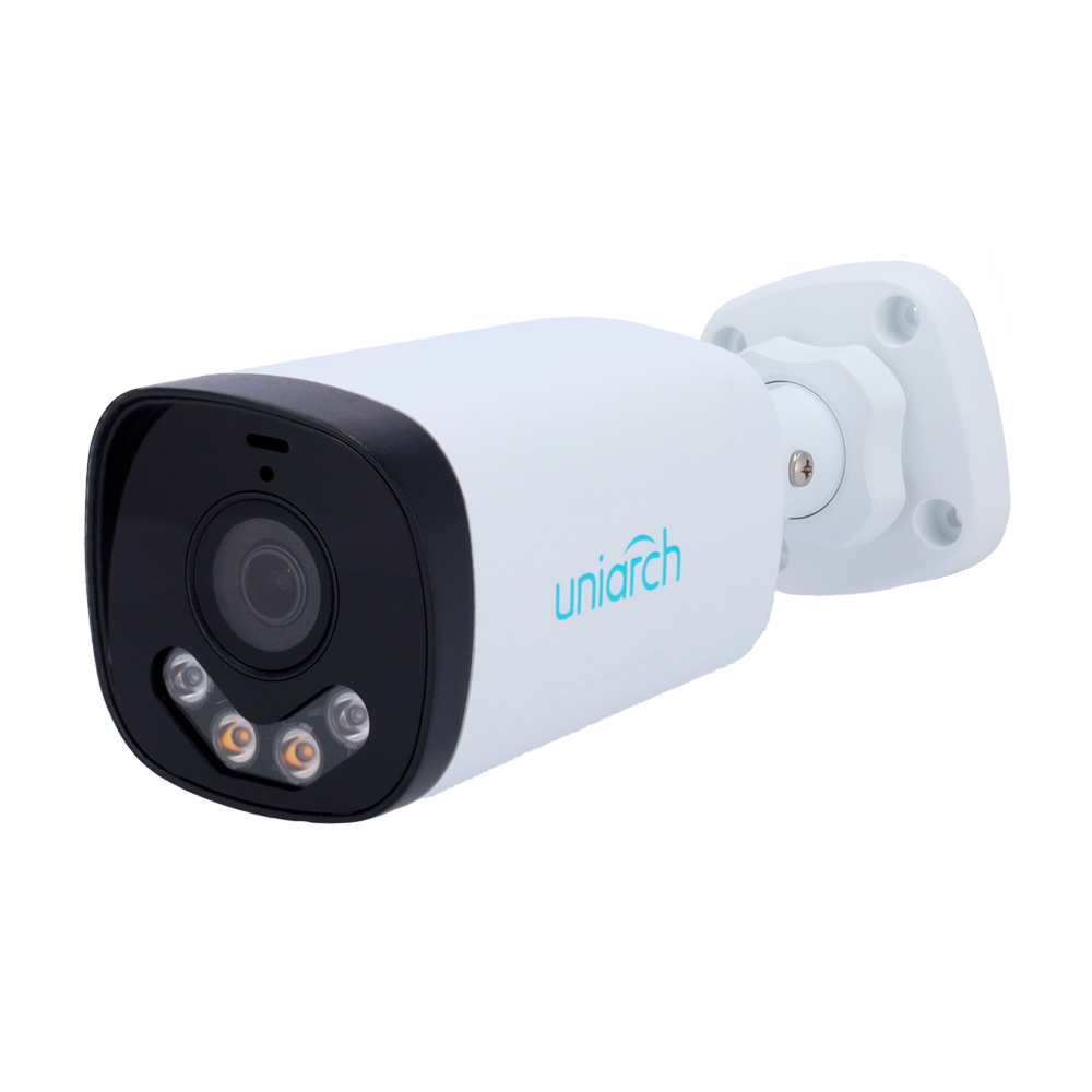 UNIARCH UV-IPC-B233-APF40W - Cámara IP 3 Megapixel - Gama Uniarch - 1/2.7" Progressive Scan CMOS - Lente 4.0 mm | Micrófono incorporado - IR LEDs Alcance 50 m | Luz blanca 15 m - Intrusión (detección del cuerpo humano) - imagen 1