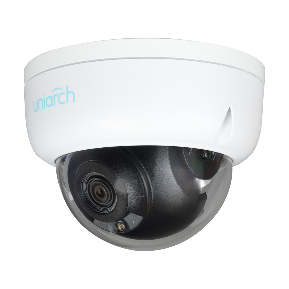 UNIARCH UV-IPC-D124-PF28 - Cámara IP 4 Megapixel - Gama Uniarch - 1/3" Progressive Scan CMOS - Lente 2.8 mm | IR alcance 30m - Interfaz WEB, CMS, Smartphone y NVR - Grado protección IP67 - imagen 1