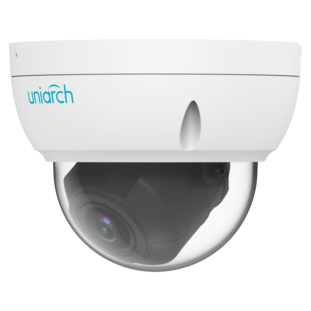 UNIARCH UV-IPC-D314-ADZK - Cámara Dome IP Uniview-Uniarch - 4 MP | Lente 2.8~12 mm - IR 50 m | 120dB WDR - Detección de cuerpo humano | UMD - PoE | IP67 | IK10 - Micrófono integrado - imagen 1