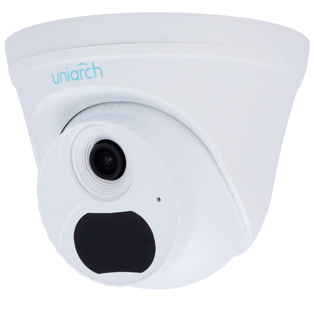 UNIARCH UV-IPC-T132-AF28-ECO - Cámara Turret IP Uniview-Uniarch - 2 MP | Lente 2.8 mm - IR 30 m | DWRD - Detección de cuerpo humano - PoE - Micrófono integrado - imagen 1