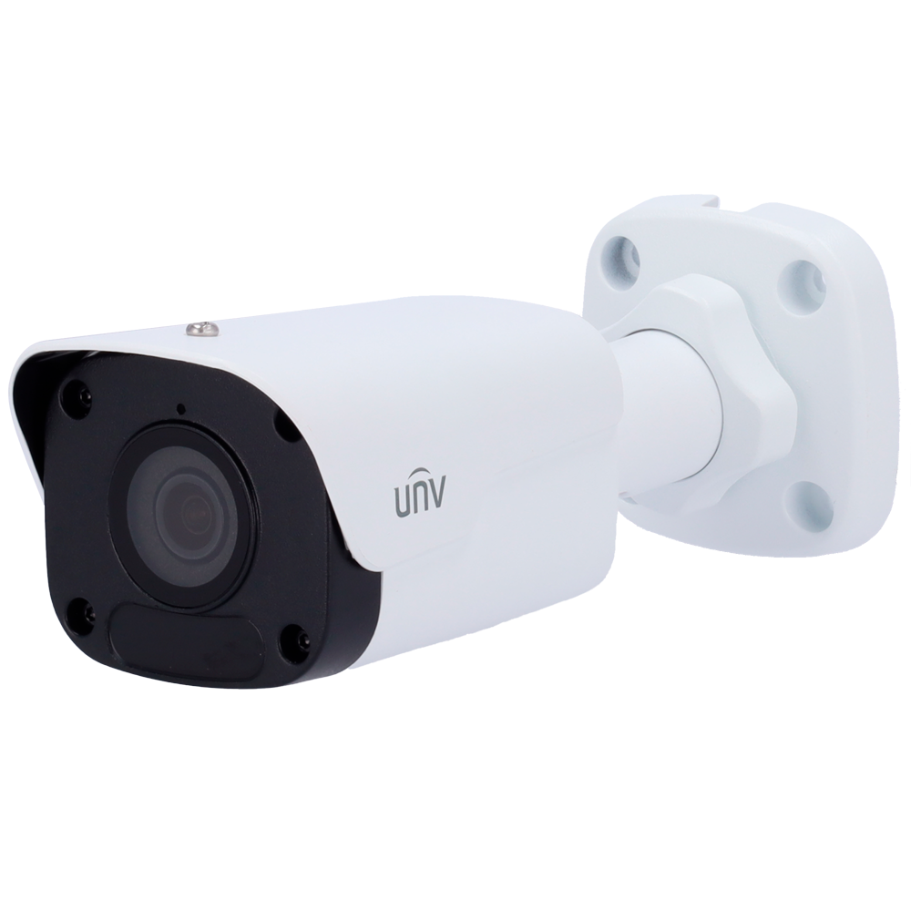 UNIVIEW UV-IPC2124LB-ADF28KM-H - Cámara Bullet IP Uniview - Gama Easy - 4 MP | Lente 2.8 mm | microSD 128 GB - IR 30 m | WDR 120 dB - - PoE | UMD | IP67 - Micrófono - imagen 1