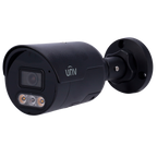 UNIVIEW UV-IPC2124LE-ADF28KMC-DL-BLACK - Cámara Bullet IP Uniview - Gama Easy - 4 MP | Lente 2.8 mm | microSD 512 GB - IR 30 m | Luz blanca 30 m | WDR 120 dB - Color Hunter | Dual Light - PoE | UMD | IP67 - Micrófono | Altavoz - imagen 1
