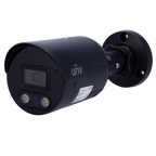 UNIVIEW UV-IPC2124SB-ADF28KMC-I1-BLACK - Cámara Bullet IP Uniview - Gama Prime - 4 MP | Lente 2.8 mm | microSD 512 GB - IR 40 m | Luz blanca 40 m | WDR 130 dB - Wise-ISP | Dual Light | Conteo - PoE | UMD | SIP | IP67 - Botón de reset | Micrófono | Altavoz - imagen 1