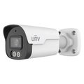 UNIVIEW UV-IPC2124SB-ADF40KM-DL-I1 - Cámara Bullet IP Uniview - Gama Prime - 4 MP | Lente 4 mm | microSD 512 GB - IR 40 m | Luz Blanca 40 m | WDR 120 dB - Wise-ISP | Conteo de personas - PoE | UMD | SIP | IP67 - Reset | Micrófono