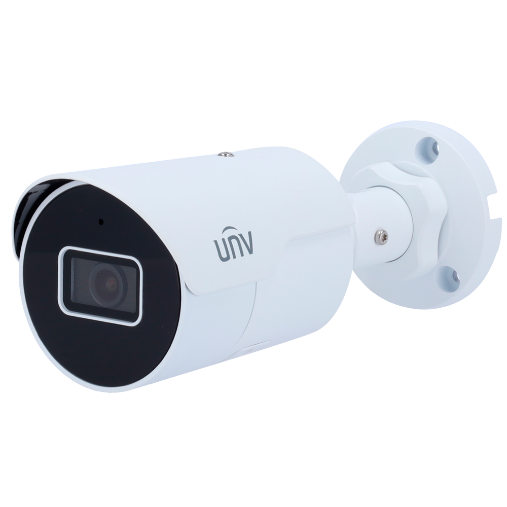 UNIVIEW UV-IPC2125LE-ADF28KM-H - Cámara Bullet IP Uniview - Gama Easy - 5 MP | Lente 2.8 mm | microSD 512 GB - IR 50 m | WDR 120 dB - Ultra Motion Detection - PoE | UMD | IP67 - Micrófono - imagen 1