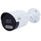 UNIVIEW UV-IPC2128LE-ADF28KMC-DL - Cámara Bullet IP Uniview - Gama Easy - 8 MP | Lente 2.8 mm | microSD 512 GB - IR 30 m | Luz blanca 30 m | WDR 120 dB - Color Hunter | Dual Light - PoE | UMD | IP67 - Micrófono | Altavoz - imagen 1