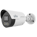 UNIVIEW UV-IPC2128LE-ADF40KMC-DL - Cámara Bullet IP Uniview - Gama Easy - 8 MP | Lente 4 mm | microSD 512 GB - IR 30 m | Luz blanca 30 m | WDR 120 dB - Color Hunter | Dual Light - PoE | UMD | IP67 - Micrófono | Altavoz