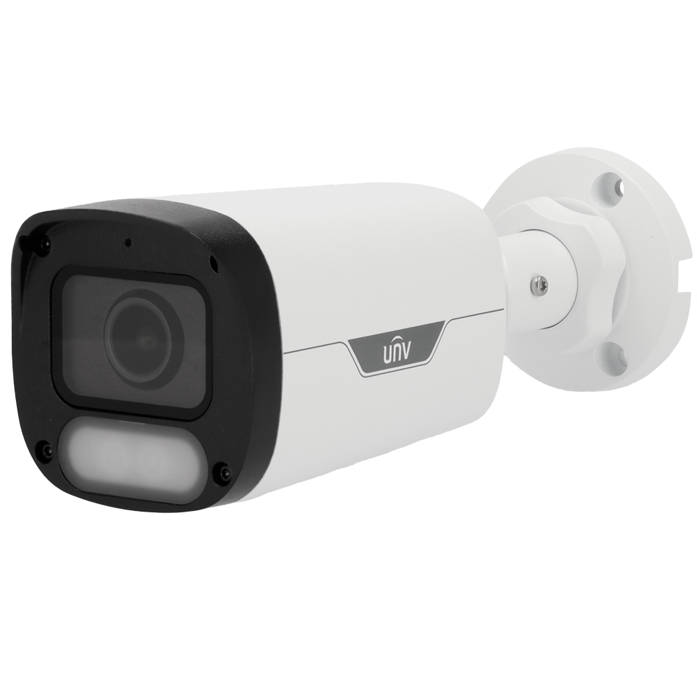 UNIVIEW UV-IPC2314LE-ADF40KM-WP - Cámara Bullet IP Uniview - Gama Easy - 4 MP | Lente 4 mm | microSD 512 GB - Luz blanca 30 m | WDR 120 dB - Color Hunter con tecnología WISE-ISP - PoE | UMD | SIP Lite | IP67 - Botón de reset | Micrófono incorporado - imagen 1