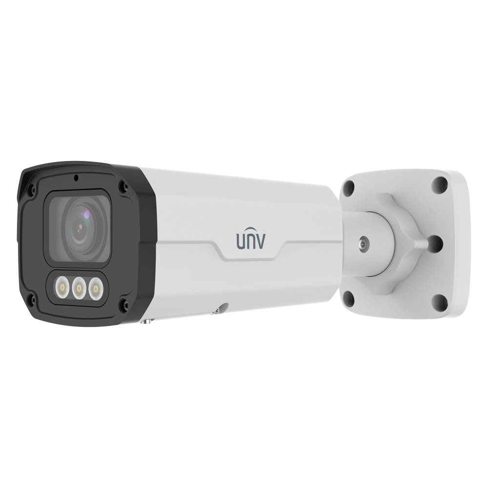 UNIVIEW UV-IPC2328SB-ADZKM-DL-I1 - Cámara Bullet IP Uniview - Gama Prime - 8 MP | Lente 2.7~ 13.5 mm | microSD 512 GB - IR 60 m | Luz Blanca 60 m | WDR 120 dB - Wise-ISP | Conteo de personas - PoE | UMD | SIP | IP67 | IK10 - Reset | Micrófono | Alarma | A