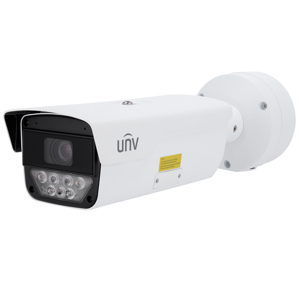 UNIVIEW UV-IPC264SA-AHDX4K-I1 - Cámara Bullet IP Uniview - Gama Pro - 4 MP | Lente 8~32 mm | microSD - IR 120 m | Luz blanca 30 m | WDR 130 dB - LightHunter | Conteo | LPR | 60 FPS - SIP | UMD | PoE + - Mic | Altavoz | Alarma | Audio | IP67 IK10 - imagen 1