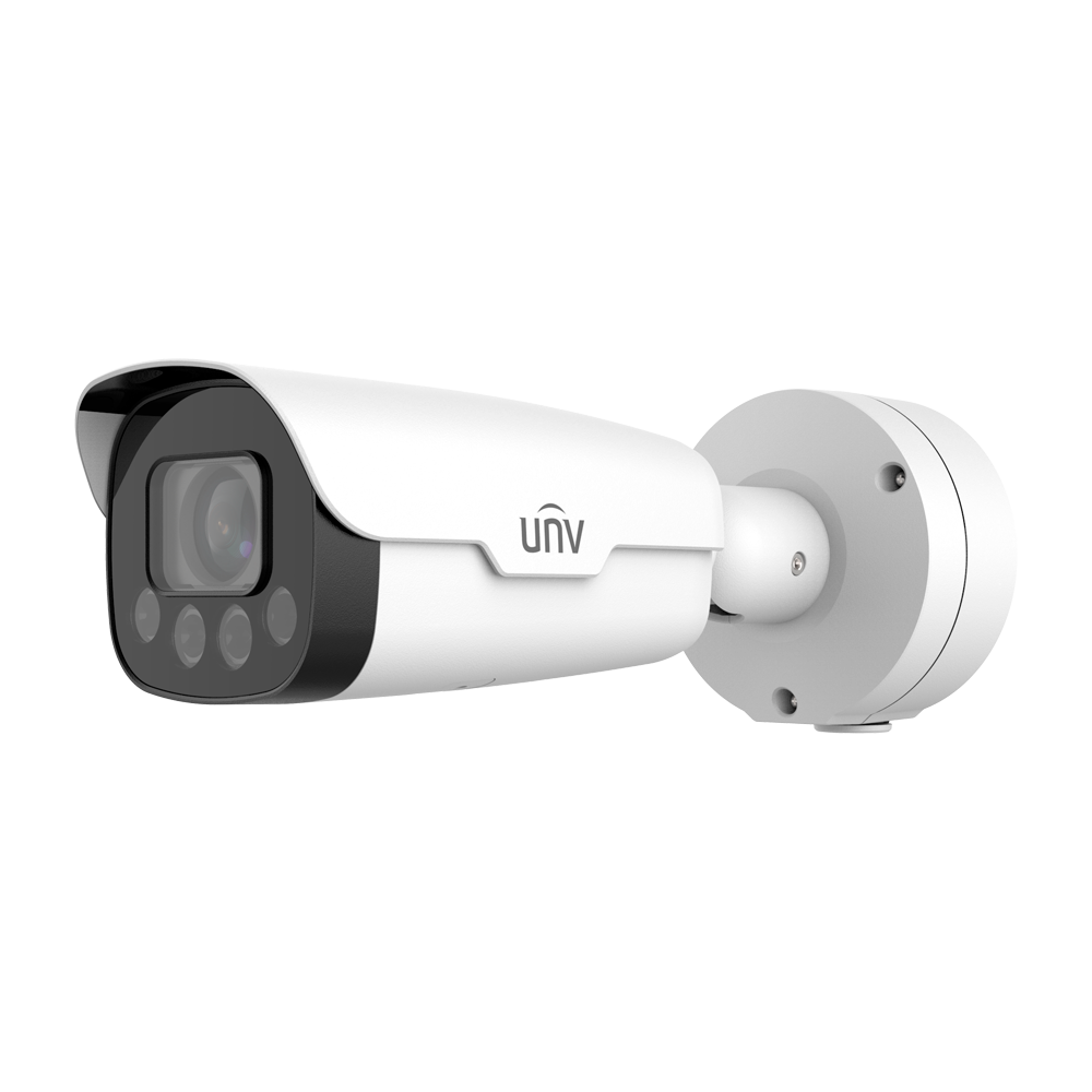 UNIVIEW UV-IPC265EB-DX12K-I0 - Cámara Bullet IP Uniview - Gama Pro - 5 MP | Lente motorizada 5~60 mm | 12X Zoom - IR 100m | WDR 120 dB | microSD 256 GB - Light Hunter | Conteo de personas - PoE+ | SIP | UMD | IP67 | IK10 - Audio | Alarmas | Heater - imagen 1