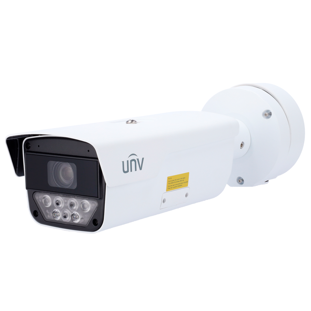 UNIVIEW UV-IPC268EA-AHDX4K-I1 - Cámara Bullet IP Uniview - Gama Pro - 8 MP | Lente 8~32mm | microSD - IR 120 m | WDR 140 dB | 60 FPS - Wise-ISP | Conteo de personas - SIP | UMD | Rec Facial | Metadatos - Mic | Altavoz | Alarma | Audio | IP67 IK10 - imagen 1