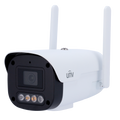 UNIVIEW UV-IPC2A12LP-ADF40KC-4G-E - Cámara Bullet IP Uniview - Gama Easy - 2 MP | Lente 4 mm | microSD 512 GB - IR 50 m | Luz blanca 30m | WDR 120 dB - Color Hunter | Conexión 4G - PoE | UMD | IP67 - MIC | Altavoz | Audio | Alarmas - imagen 1