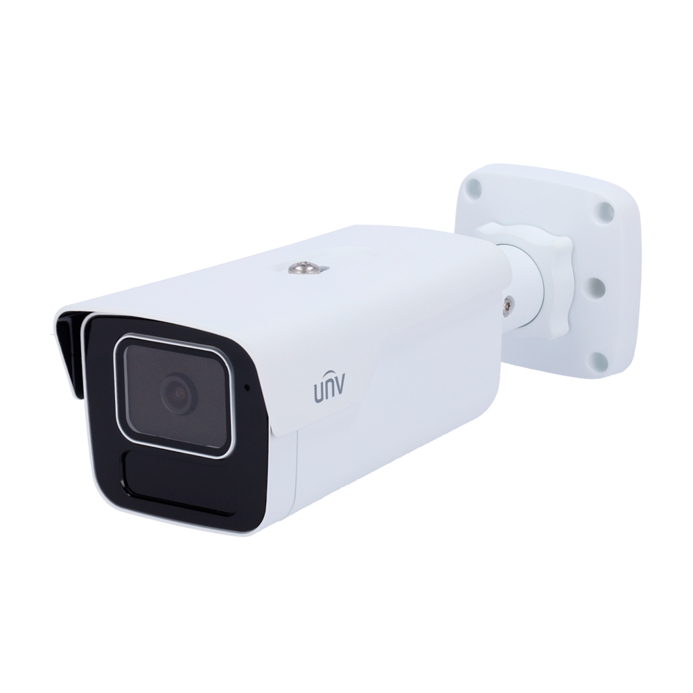 UNIVIEW UV-IPC2B12SS-ADF28K-I1 - Cámara IP Bullet 2 Megapíxel a 60FPS - Gama Prime - Lente 2.8 mm / WDR 130 dB | 60FPS - IR LEDs Alcance 80 m | Micrófono incorporado - SIP (IA precisión 99%, alcance 40m y 16 reglas) - Impermeabilidad IP67 | Alarmas - imagen 1