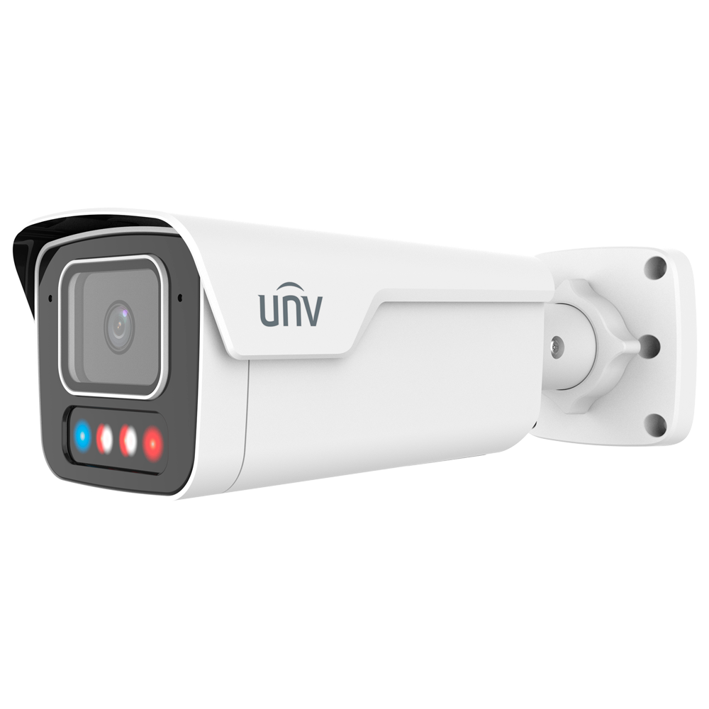 UNIVIEW UV-IPC2B14SE-ADF28KMC-WP-I1 - Cámara Bullet IP Uniview - Prime - 4 MP | Lente 2.8 mm | microSD 512 GB - IR 40 m | Luz blanca 40 m | WDR 130 dB - TriGuard 3.0 | Wise-ISP | NEMA 4X | Owlview Plus - PoE | SIP | UMD | Conteo | IP67 | IK0 - Mic | Alarm - imagen 1